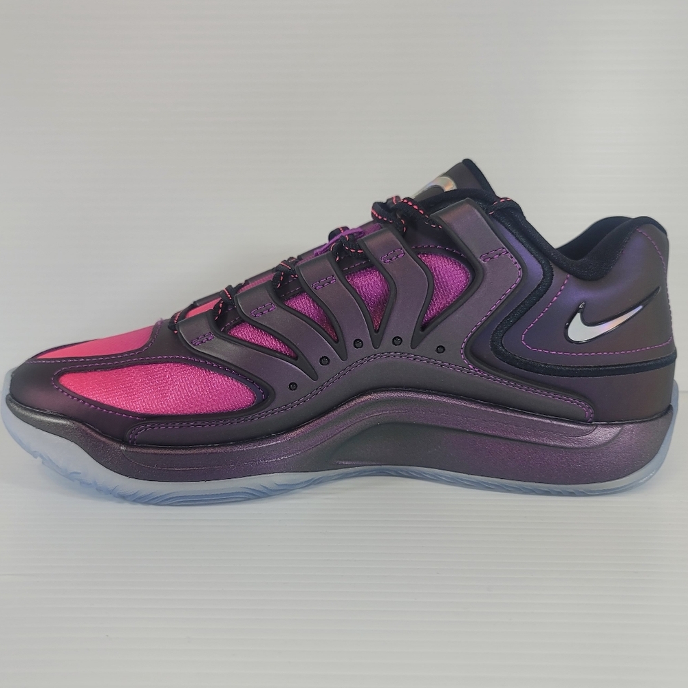 Nike KD 18 Eggplant Vivid Purple Black Basketball IM5843-500 Mens Size Shoes - Picture 4 of 10